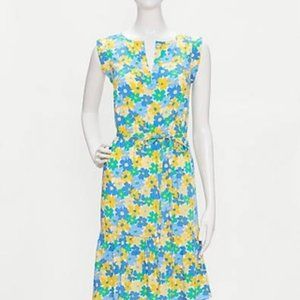 LOFT Outlet Floral Flounce Dress